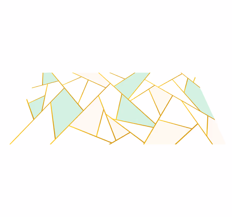 Ladrilhos de mosaico ouro tinta cobre - TenStickers