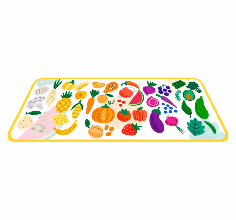 Tapete de vinil de cozinha de dieta saudável - TenStickers