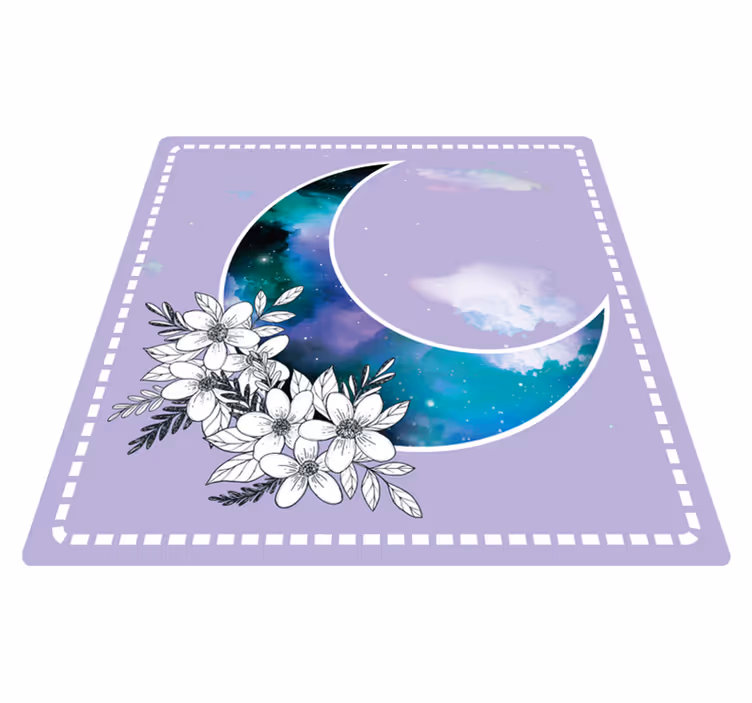 Tapete vinílico flores e plantas flores celestiais - TenStickers