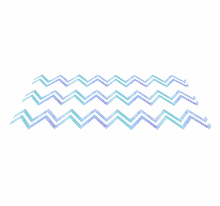 Tons de azul pedra zig zag piso de cerâmica - TenStickers