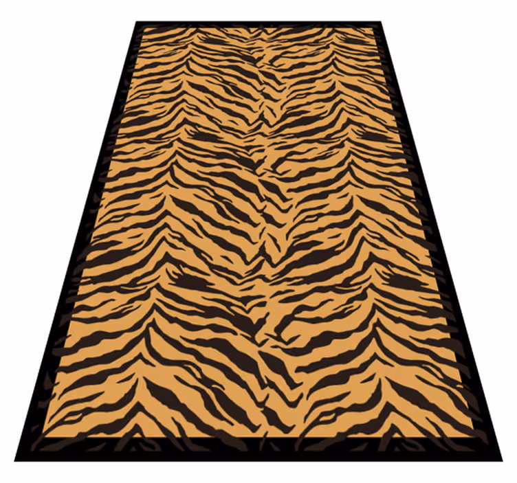 Tapete de vinil com estampa animal e efeito tigre - TenStickers