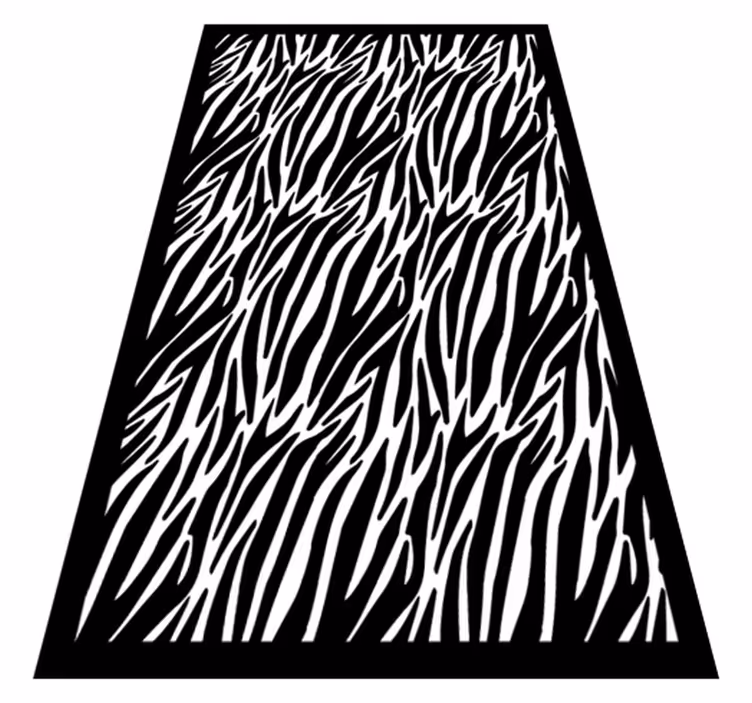 Tapete vinílico estampa de animal listra de zebra - TenStickers