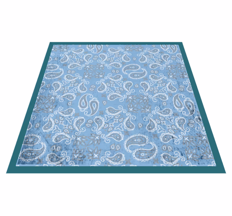Tapete nórdico com padrão paisley escandinavo - TenStickers