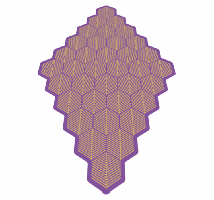 Tapete de vinil com mosaico roxo - TenStickers