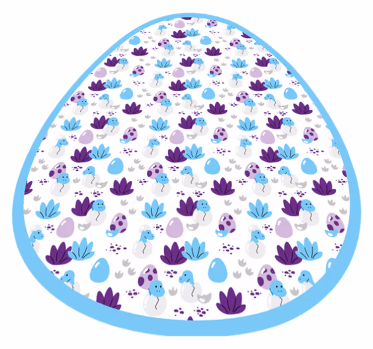 Tapete vinílico infantis motivo de criatura caprichosa - TenStickers