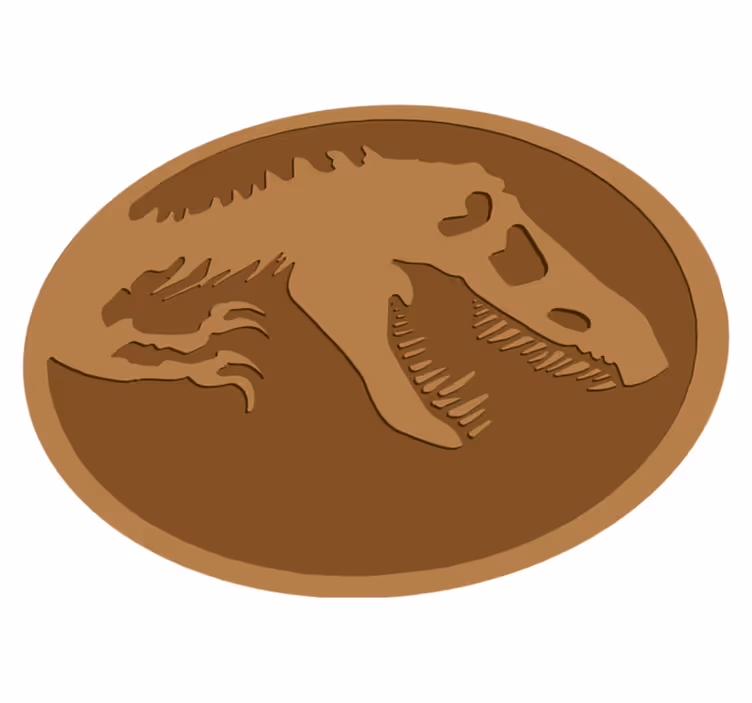 Tapete de vinil de esqueleto de dinossauro - TenStickers