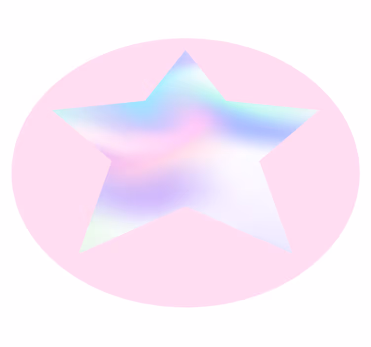 Tapete vinílico estrelas gradiente de estrela pastel - TenStickers