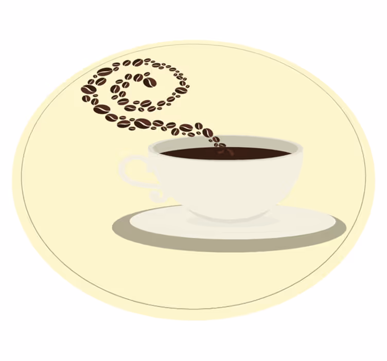 Tapete vinílico cozinha imagens de aroma de café - TenStickers