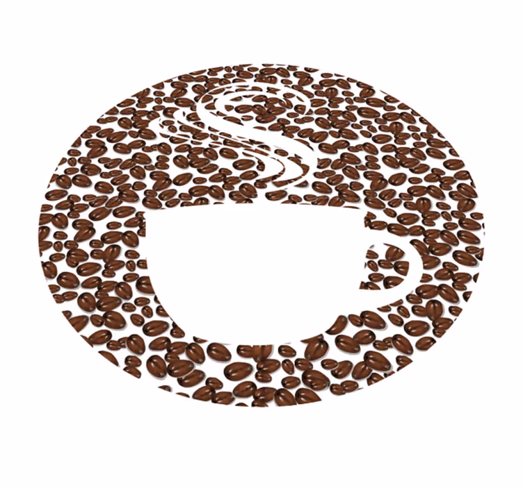 Tapete vinílico estrelas galáxia da cafeína - TenStickers