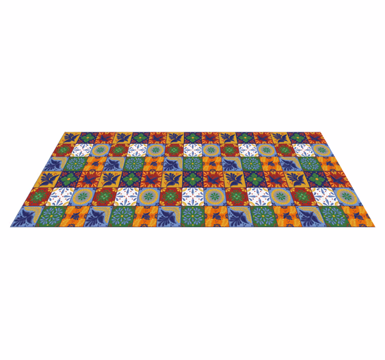 Azulejos mexicanos coloridos para cozinha - TenStickers