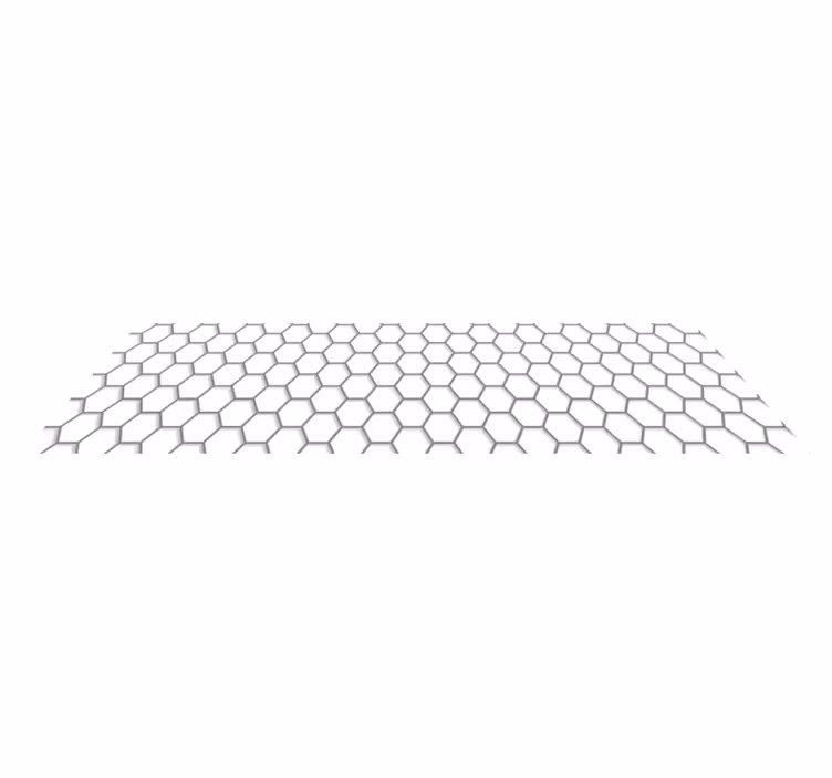 Ladrilhos hexagonais brancos ladrilhos de cozinha - TenStickers