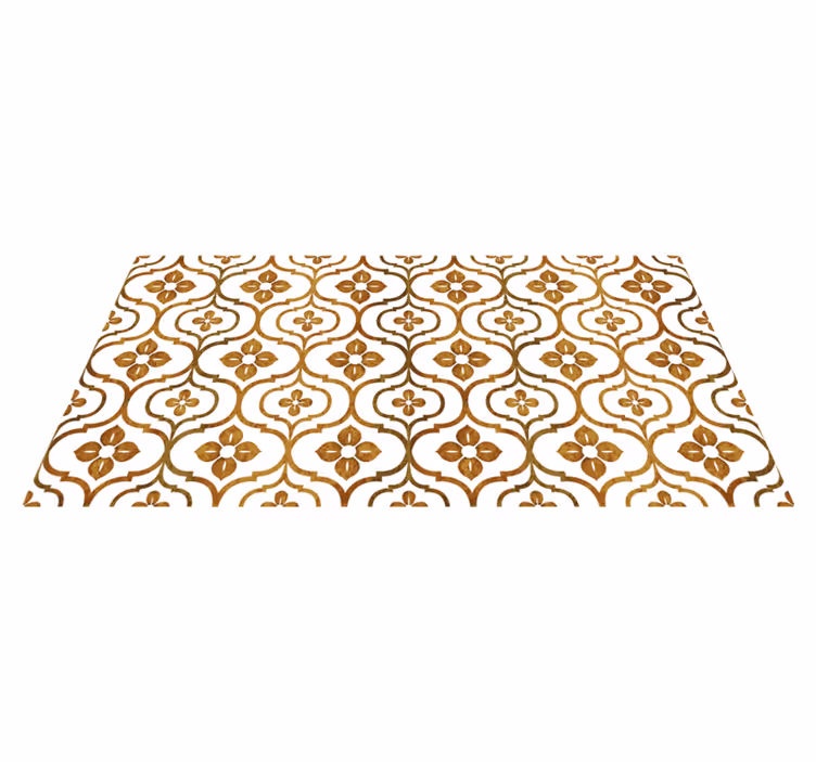 Tapete vinílico azulejos padrão de azulejo ornamental - TenStickers