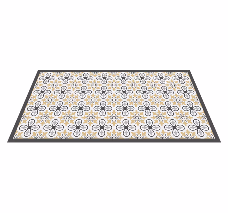 Tapete de vinil floral antigo - TenStickers