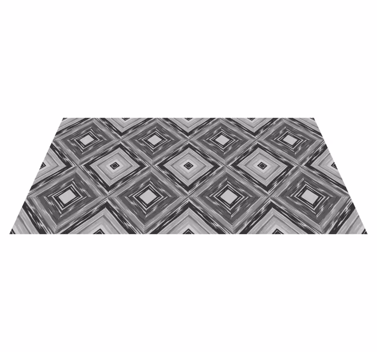 Tapete vinílico geométricas ilusão de diamante - TenStickers