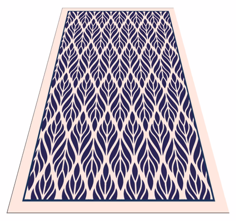 Tapete vinílico geométricas padrão de folha angular - TenStickers