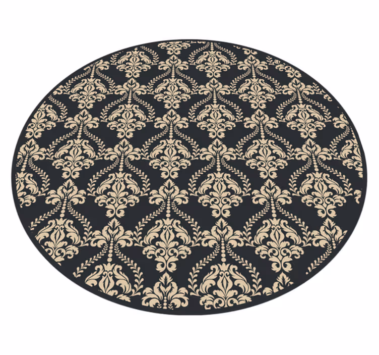 Tapete vinílico vintage sobreposição de padrão ornamentado - TenStickers