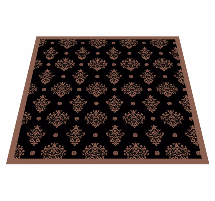 Tapete vinílico flores e plantas floral ornamental - TenStickers