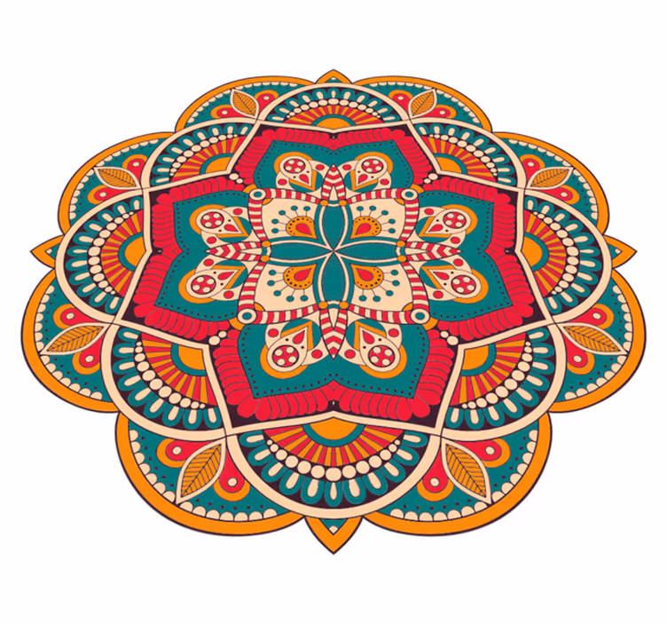 Tapete marroquino mandala vinil - TenStickers