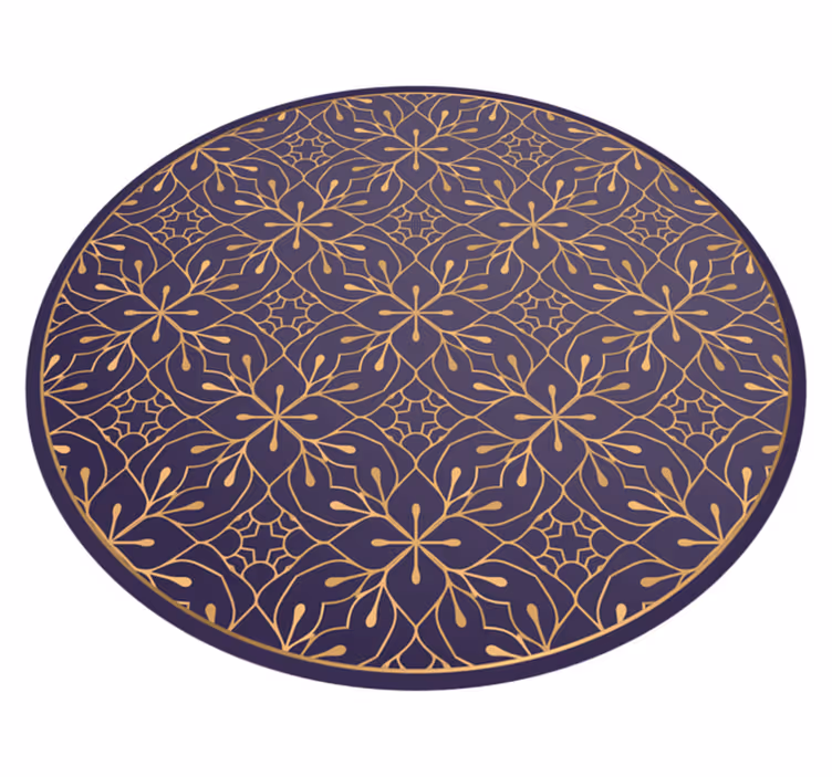 Tapete vinílico de mandala mandala floral elegância - TenStickers