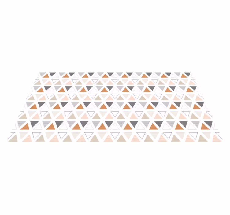 Tapete vinílico geométricas design de padrão triangular - TenStickers