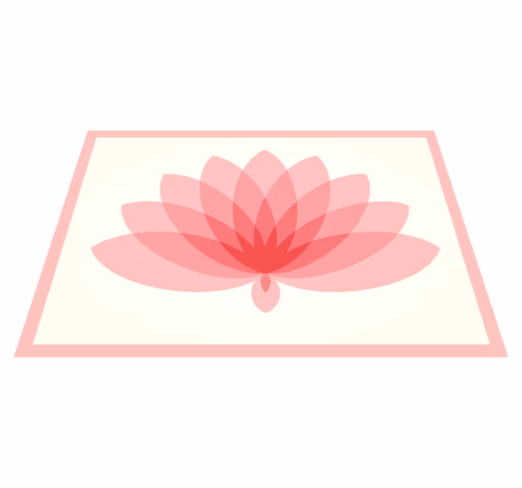Tapete vinílico flores e plantas flor de lótus - TenStickers