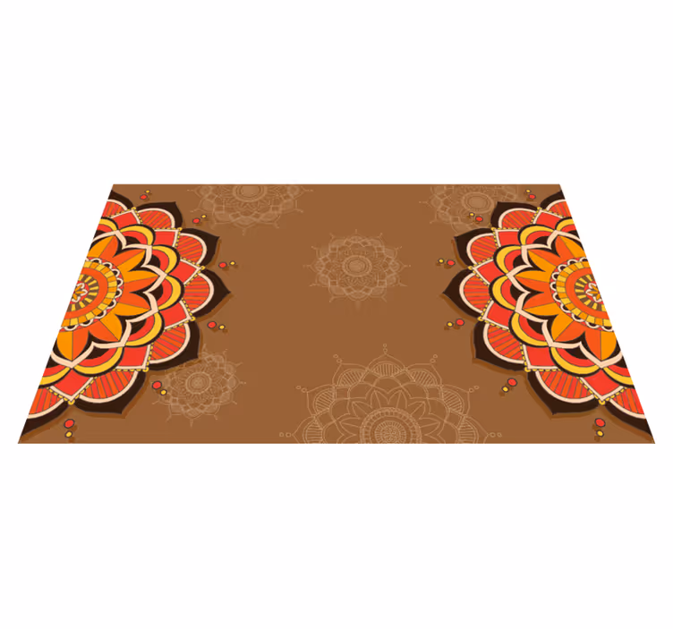 Tapete vinílico de mandala ornamentação de mandala - TenStickers