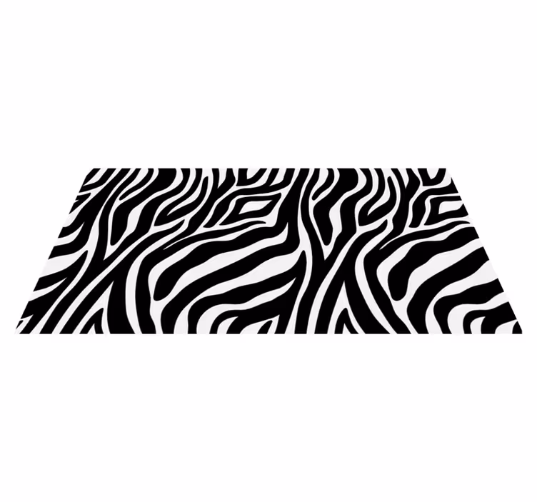 Tapete de vinil com estampa de zebra e animal - TenStickers
