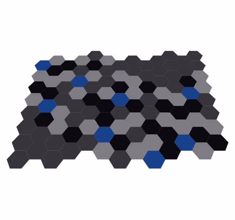 Tapete vinílico para gabinete Azul moderno e verde escuro - TenStickers
