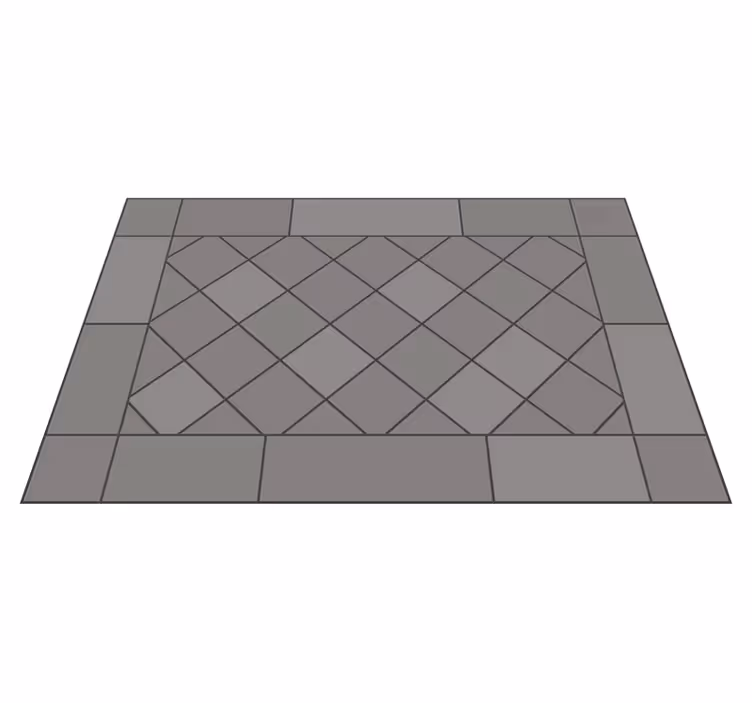 Tapete vinílico azulejos geometria de azulejos - TenStickers