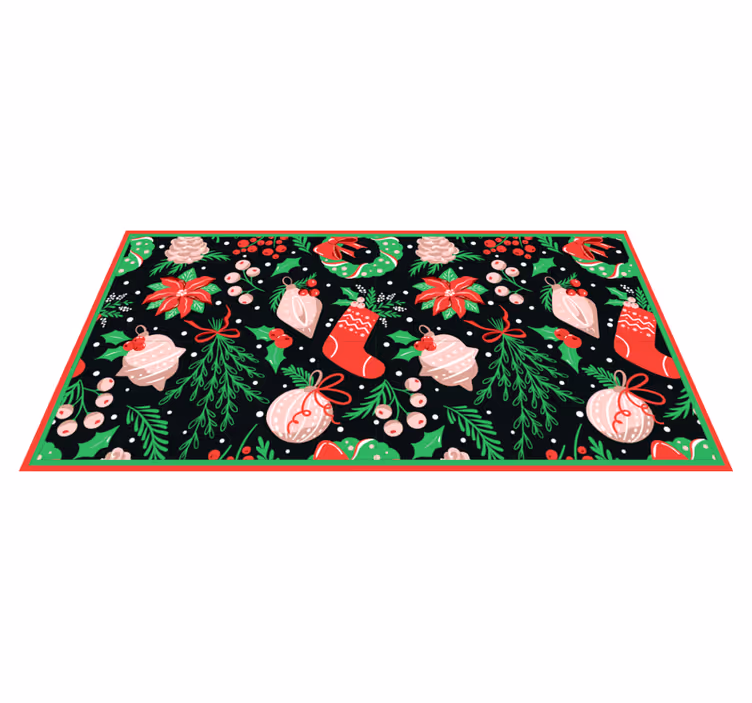 Tapete vinílico do Natal motivos sazonais festivos - TenStickers