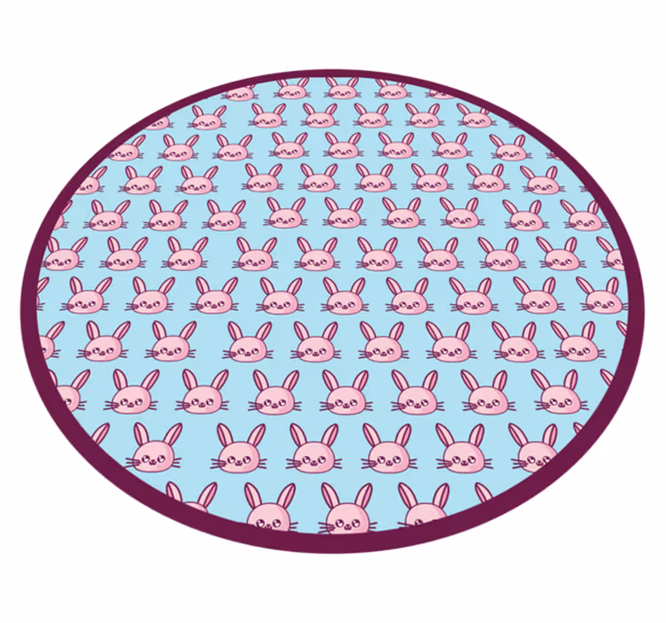Tapete vinílico para bebés playground de coelho - TenStickers