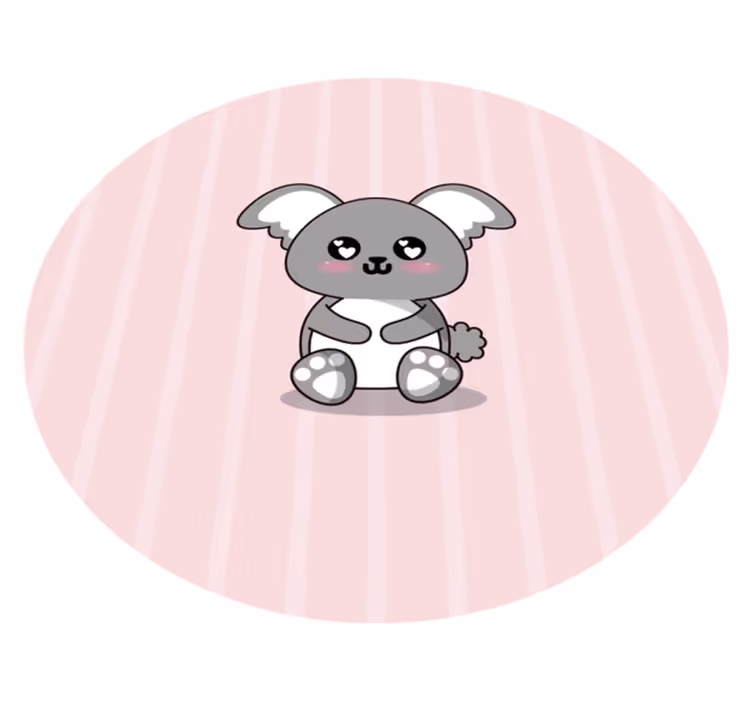 Tapete vinílico para bebés coala fofinho - TenStickers