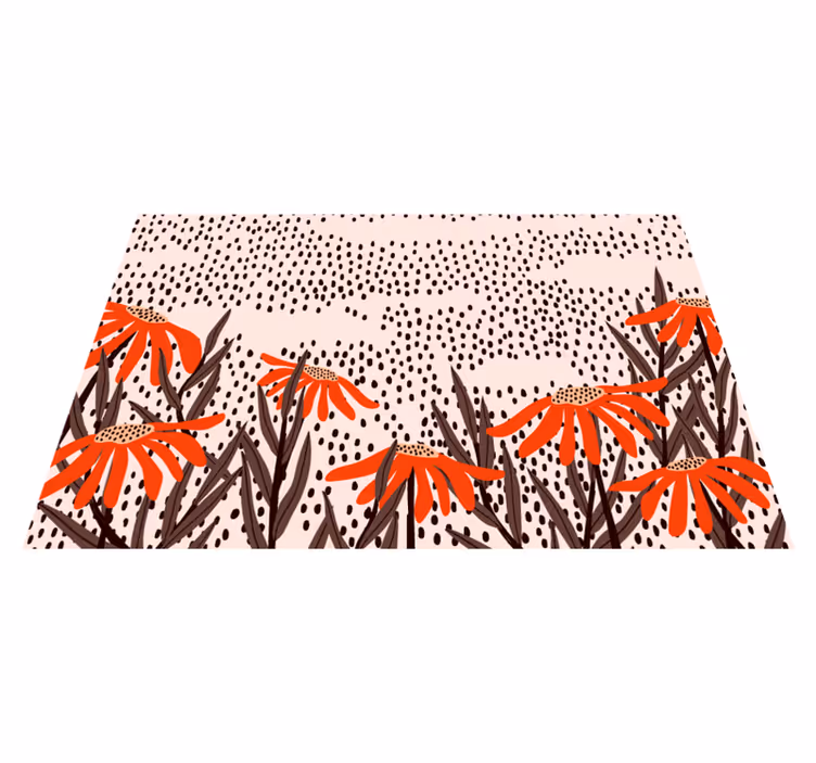 Tapete vinílico quarto manchas florais serenidade - TenStickers