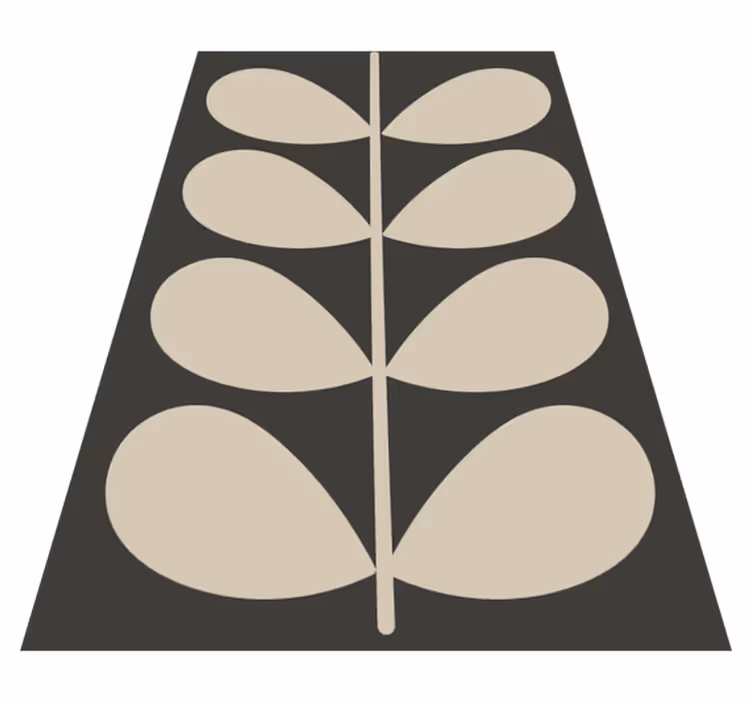 Tapete de vinil moderno orla kiely escuro - TenStickers