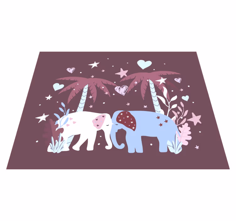 Tapete vinílico infantis safári infantil - TenStickers