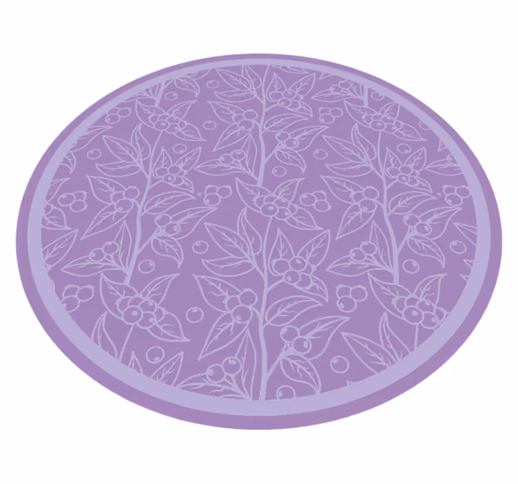 Tapete vinílico flores e plantas ramos de lavanda - TenStickers