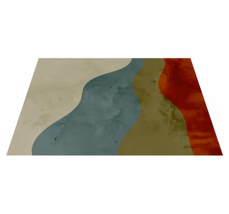 Com tapete de vinil nórdico de quatro cores - TenStickers