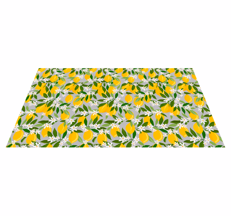 Limoeiro tapete floral citrinos - TenStickers