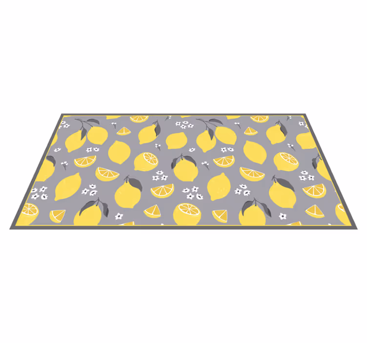 Tapete de vinil com textura de limão tropical - TenStickers