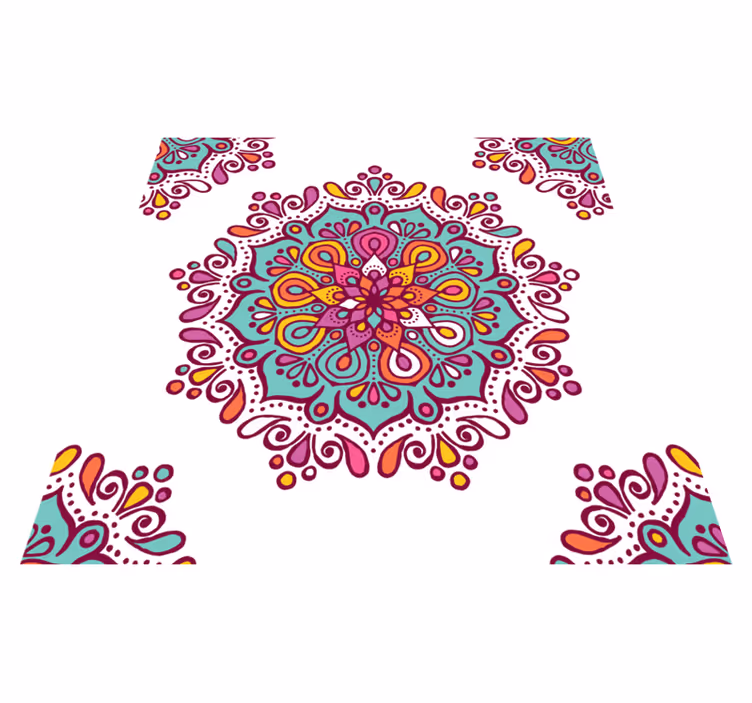 Mandala para ladrilhos de cozinha - TenStickers