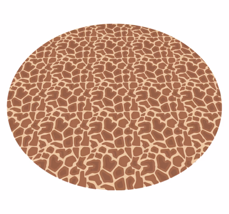 Tapete vinílico estampa de animal padrão de girafa - TenStickers