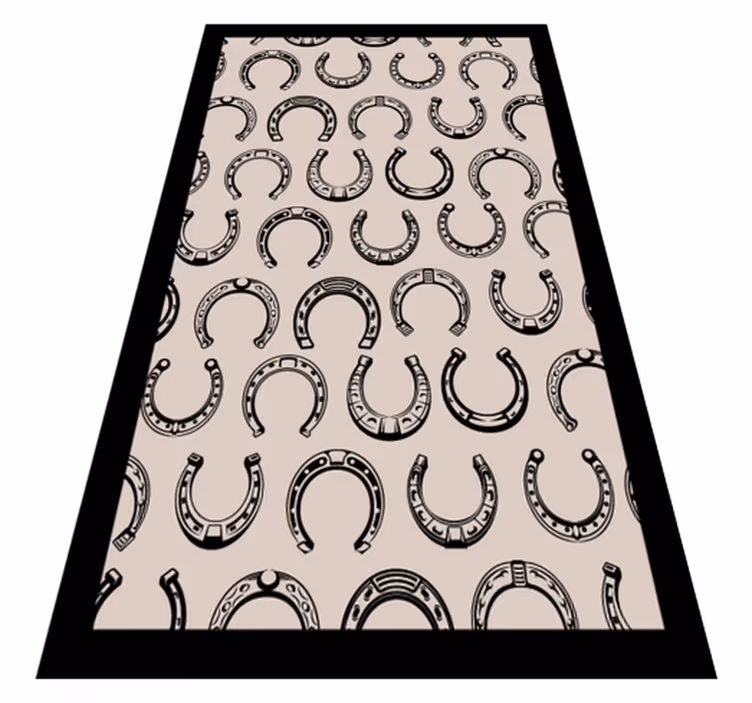 Tapete vinílico mosaico padrão de ferradura - TenStickers