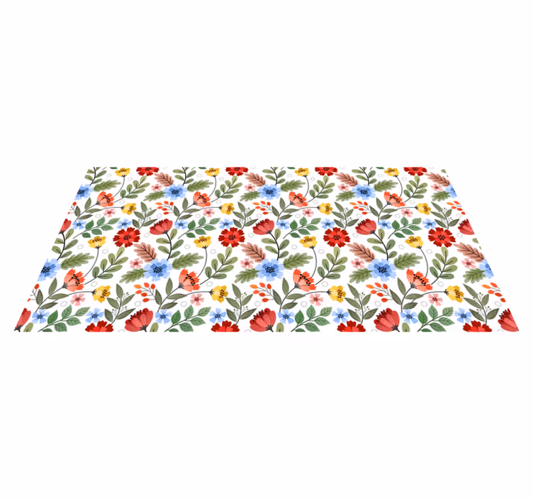 Azulejos de cozinha vintage com buquê de flores - TenStickers
