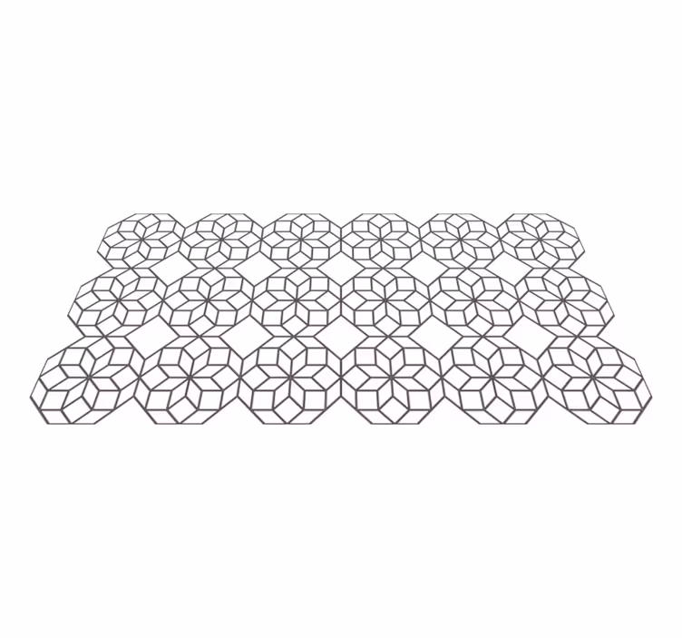 Tapete de azulejos octogonais elegantes - TenStickers