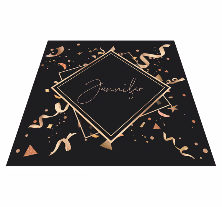Tapete personalizado ouro padrão real - TenStickers
