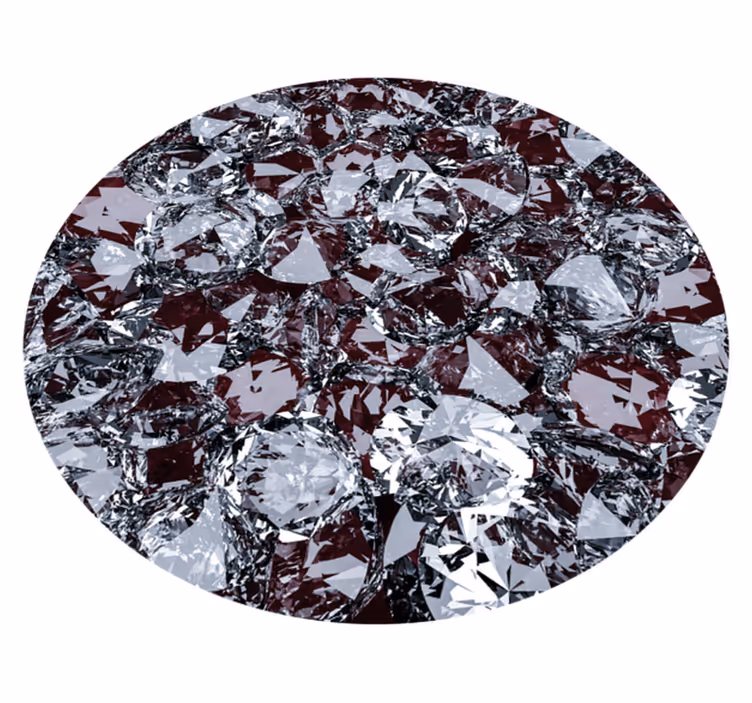 Tapete vinílico outras texturas pedra preciosa de cristal - TenStickers