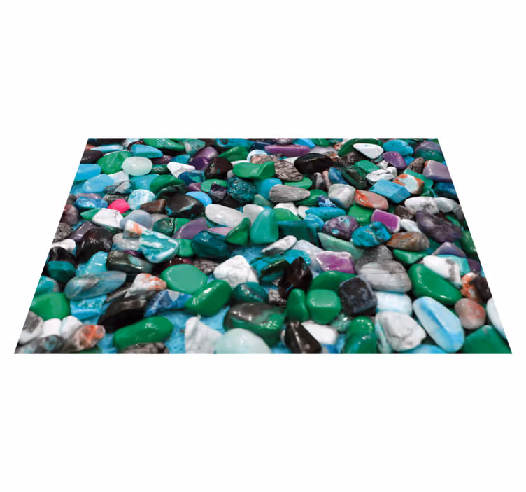 Coleção de pedras coloridas, ladrilhos de pedra - TenStickers