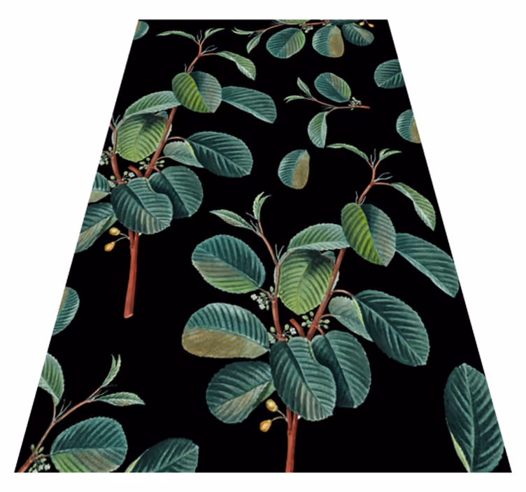 Tapete de vinil natural de ramos verdes - TenStickers