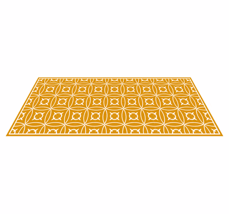 Tapete de cozinha dourado carpete vintage - TenStickers