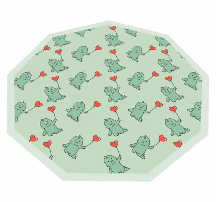 tapete de vinil dinossauro segurando balão - TenStickers